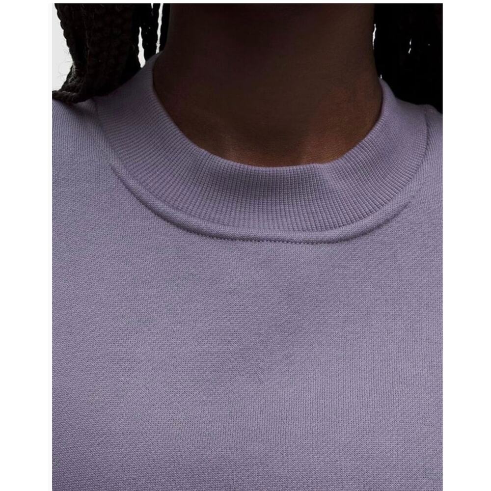 Lululemon Steady State Grape Mist Purple Oversized Crew Sweatshirt Size Small 🤍 - Picture 3 of 12